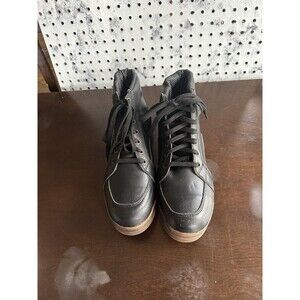 Mens HWK Motorsports Casual Shoes Black Boots Sz 12